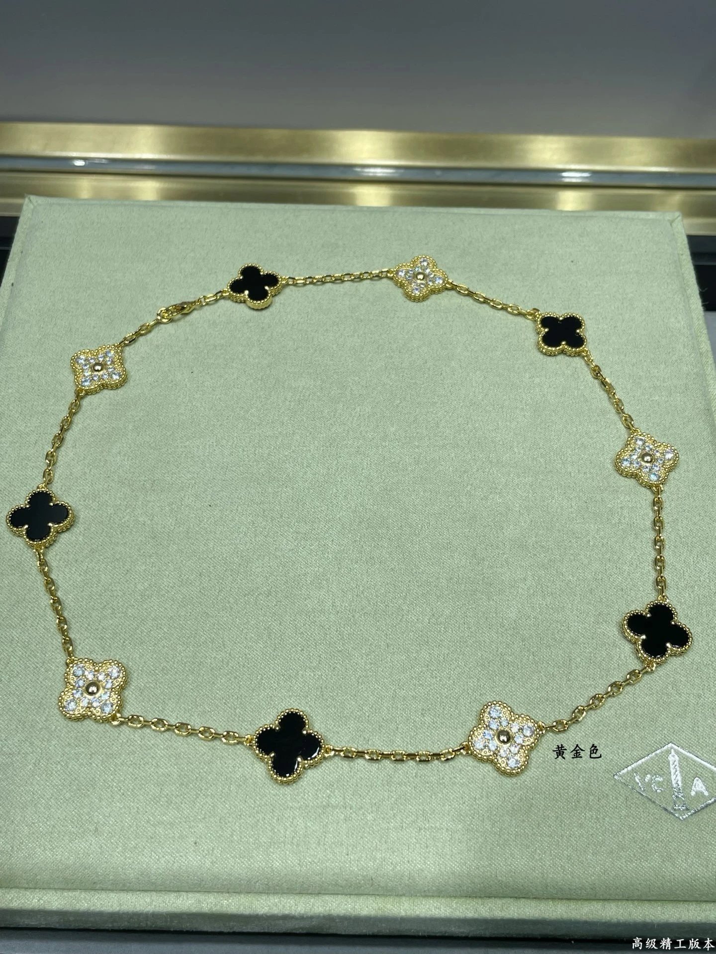 十花-带钻黄金黑