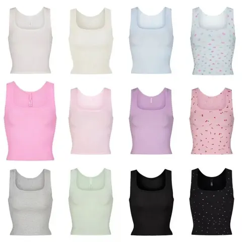 Kardashian-Style Short Top, Solid Color Slim-Fit Casual Outerwear or Layering Base Layer