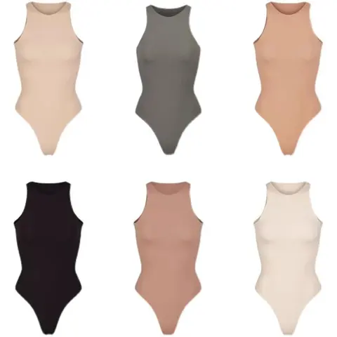 Sleeveless Bodysuits in Multiple Colors