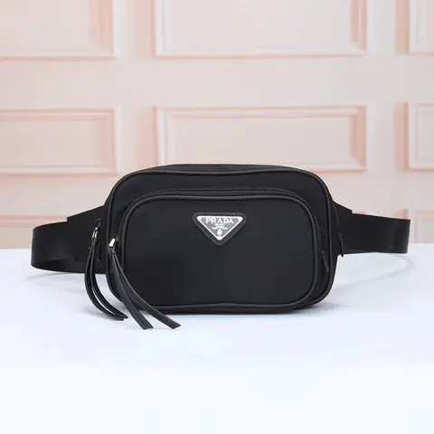 Prada Black Nylon Waist Bag