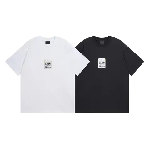 Balenciaga 520 Logo T-Shirt Set - White and Black