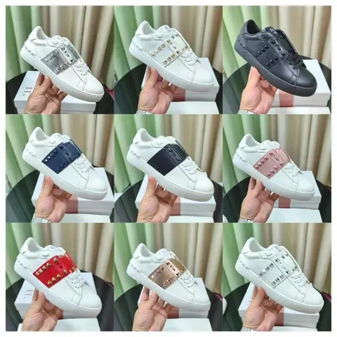 Studded Leather Sneakers Collection