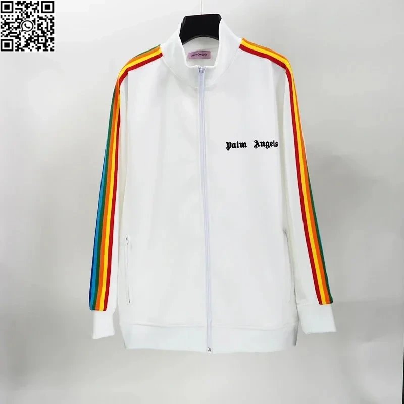 彩虹织带白色上衣*Top quality