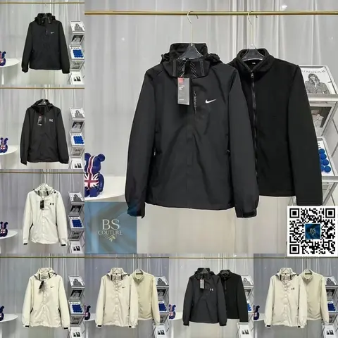 Nike and Under Armour Windbreaker Jackets Collection