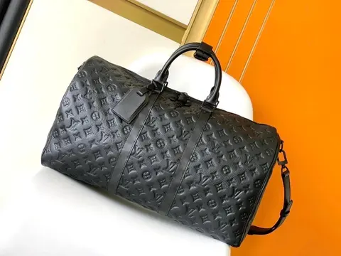 Louis Vuitton Monogram Empreinte Keepall 50 Duffle Bag
