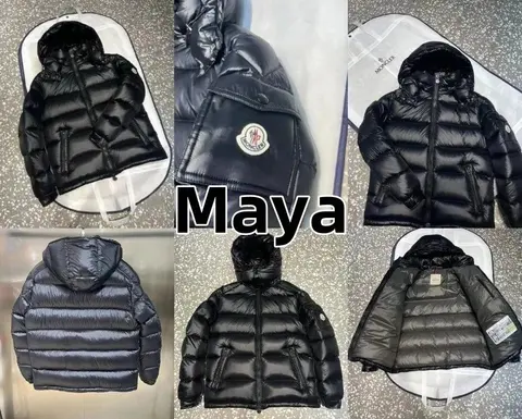 Moncler Maya Black Down Jacket