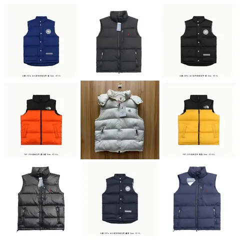 The North Face and Polo Ralph Lauren Down Vests Collection