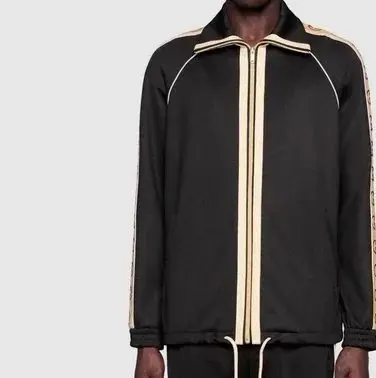 Black and Gold Track Jacket