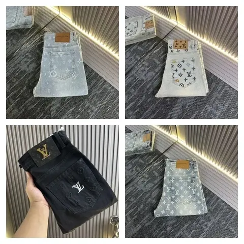 Louis Vuitton Monogram Denim Jeans Collection