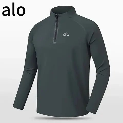 alo Half-Zip Long Sleeve Top