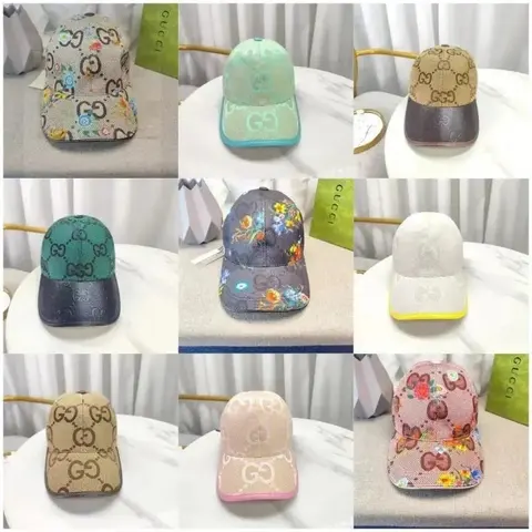 Gucci GG Logo Floral Baseball Caps Collection