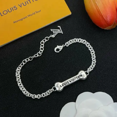 Louis Vuitton Bone Charm Chain Bracelet
