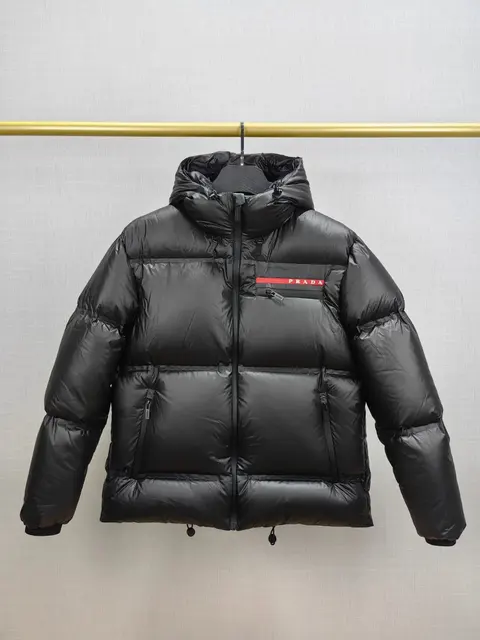 Prada Black Puffer Jacket