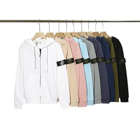 Stone Island Zip-Up Hoodie Collection