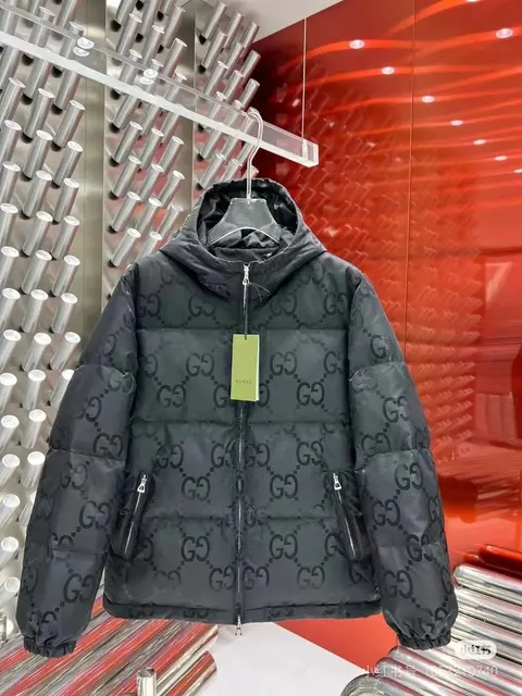 Gucci GG Monogram Hooded Puffer Jacket