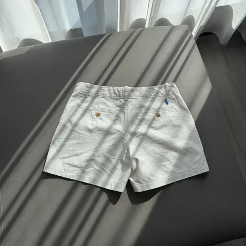 Ralph Lauren White Cotton Shorts