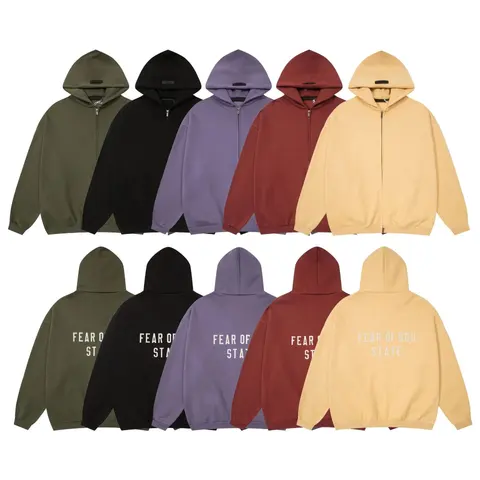 Fear of God State Zip-Up Hoodie Collection