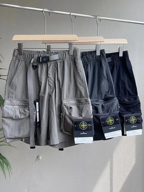 Stone Island Tank Shield Ghostpiece Shorts