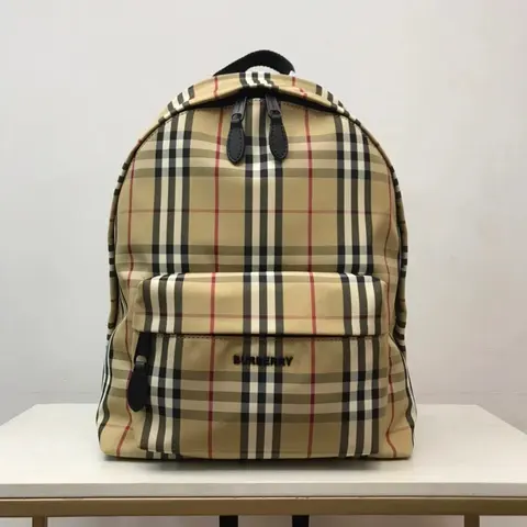 Burberry Check Pattern Backpack