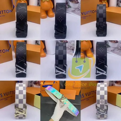 Louis Vuitton Monogram and Damier Belt Collection