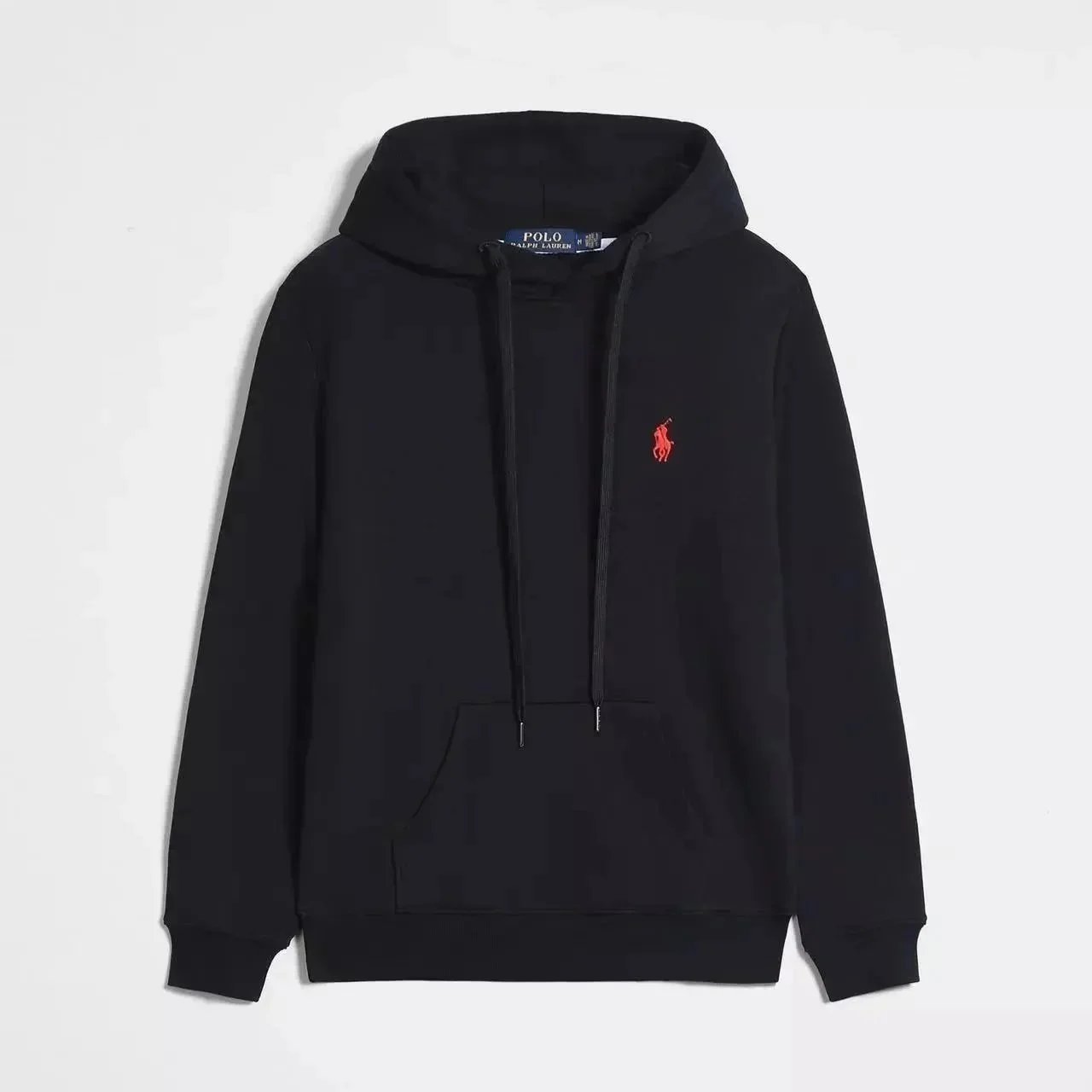 黑色红标套头卫衣*Top quality