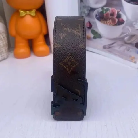 Louis Vuitton Monogram Belt with LV Buckle