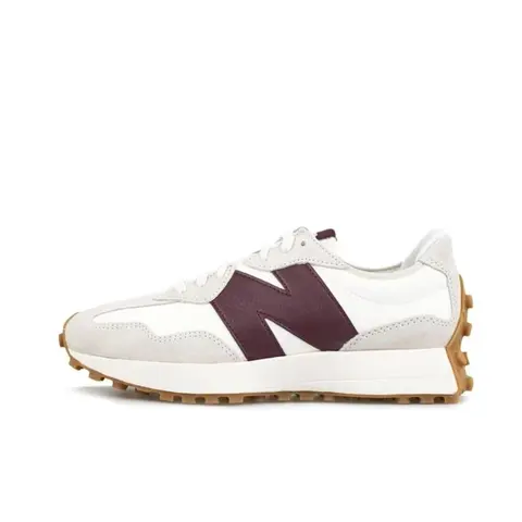 New Balance 327 Sneaker White/Burgundy
