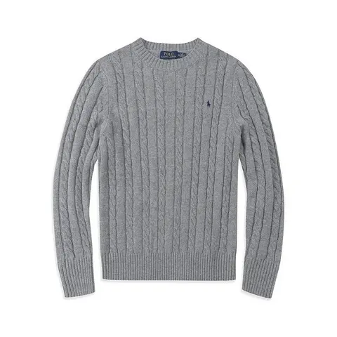 Polo Ralph Lauren Gray Cable Knit Sweater