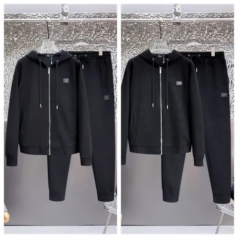 Dior Black Hoodie and Jogger Set