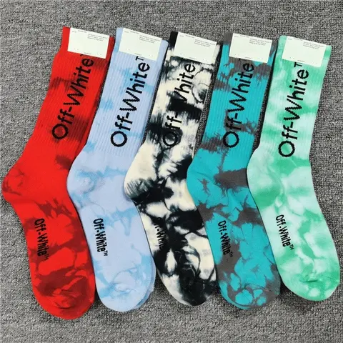 Off-White Tie-Dye Crew Socks Collection