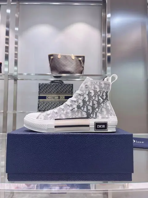 Dior Oblique High-Top Sneakers