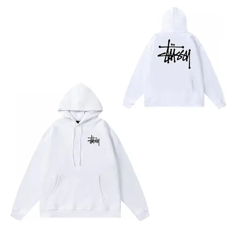 Stussy White Hoodie