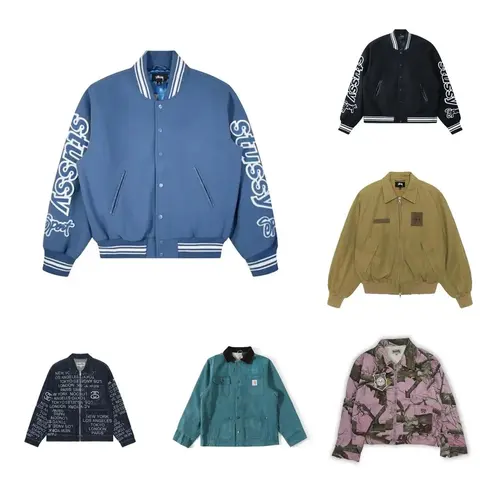 Stussy x Carhartt Collaboration Jacket Collection