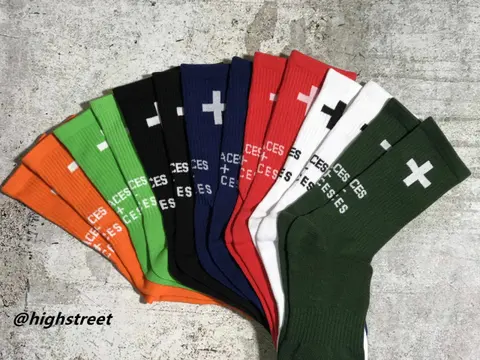 CES+ Cross Logo Crew Socks - Multi Color Collection