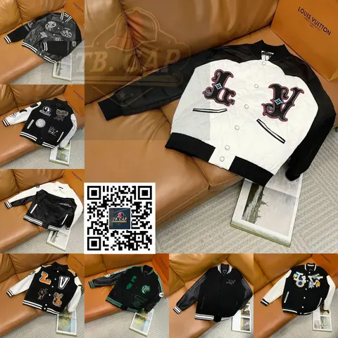 Louis Vuitton x TB.CAP Collaborative Baseball Jacket Collection