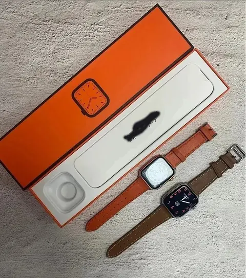 Apple Watch with Leather Bands and Box