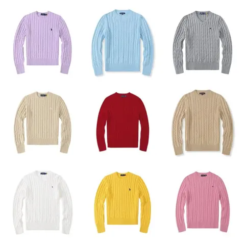 Ralph Lauren Cable Knit Sweaters Collection