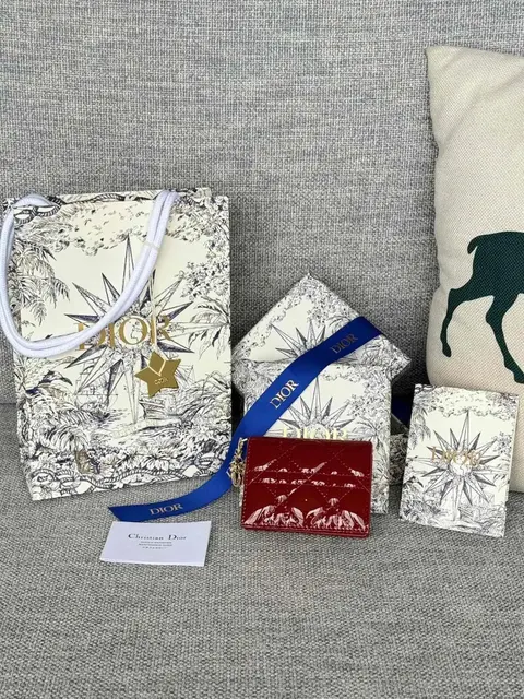 Christian Dior Holiday Collection Gift Set with Red Card Holder