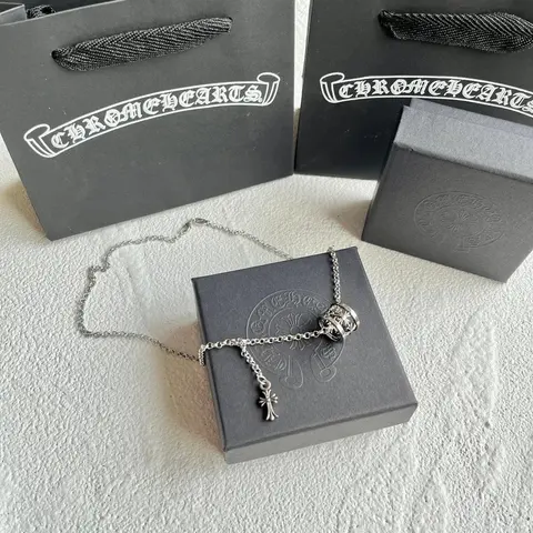 Chrome Hearts Silver Pendant Necklace