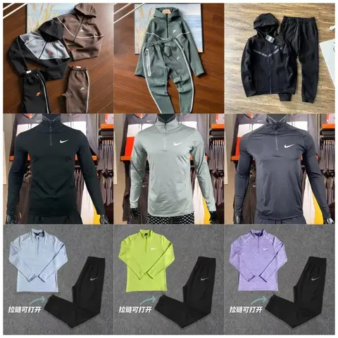 Nike Men's Athletic Tracksuits and Half-Zip Tops Collection