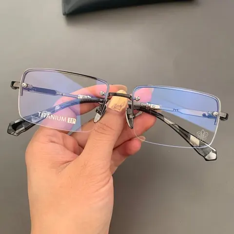 Titanium Rimless Eyeglasses