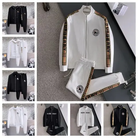 Burberry Logo Track Suit Set