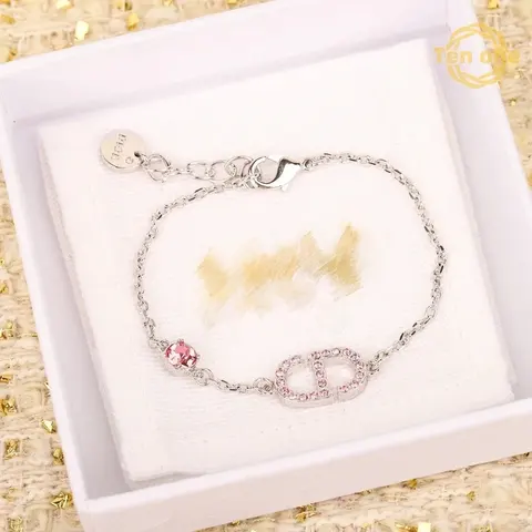 Dior Logo Crystal Bracelet