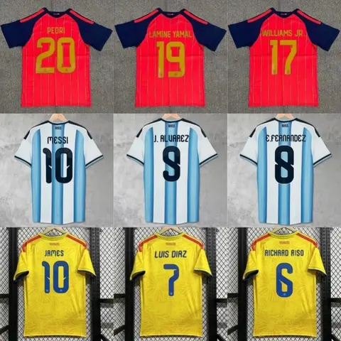 World Cup Star Jerseys Collection: Messi, Di Maria, Wirtz, Pedri - Match-Issue Style #10