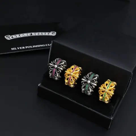 Chrome Hearts Floral Ring Collection