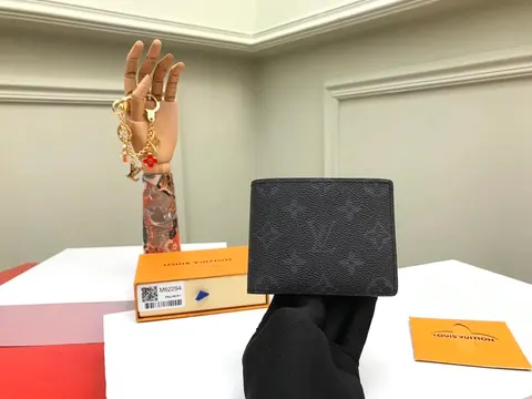 Louis Vuitton Black Leather Wallet