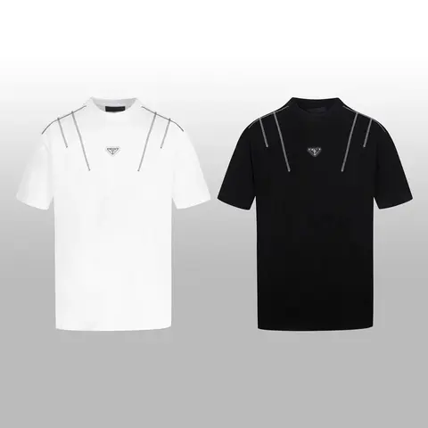 Prada Logo T-Shirt Black and White