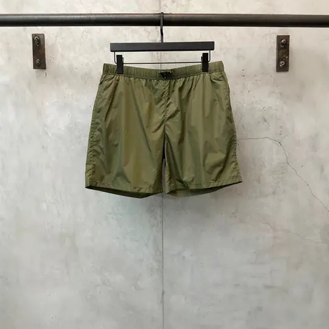 Prada Green Nylon Shorts