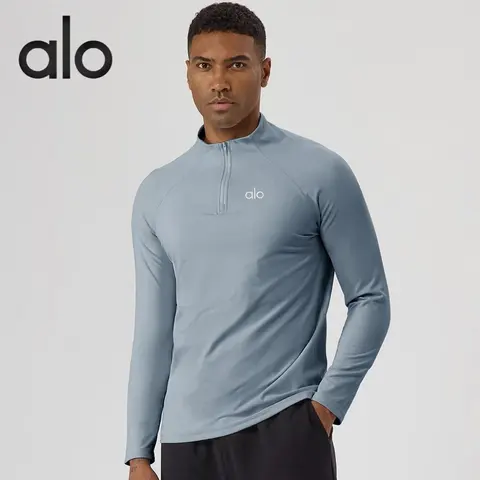 alo Men's Long Sleeve Quarter-Zip Pullover