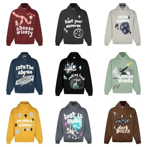 Space-Themed Graphic Hoodie Collection